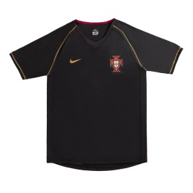 Jalkapallo Peliasut Portugali 2006 Retro Vieras Pelipaita Lyhythihainen